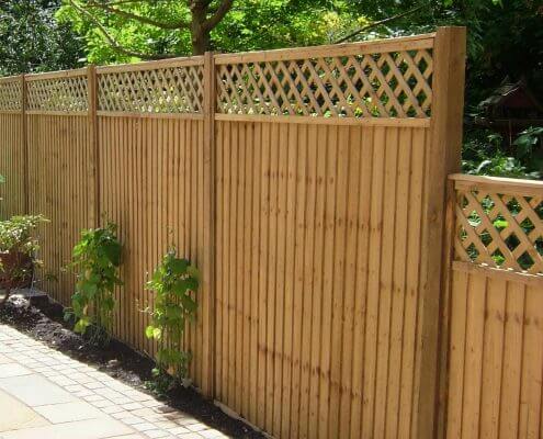 Olympian Landscaping timber fencing